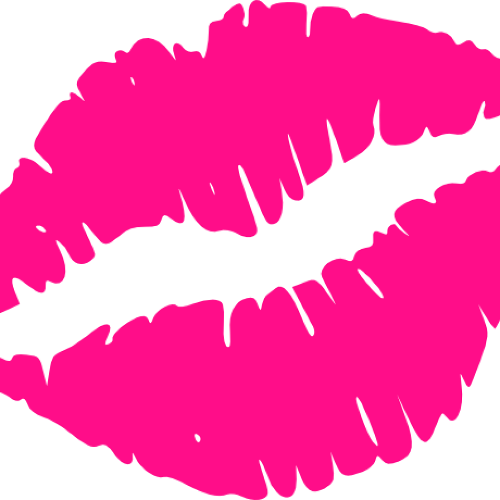 Lips Clipart Free Lipstick Clipart Free Hot Pink Lips - Lips Clip Art (1024x1024), Png Download