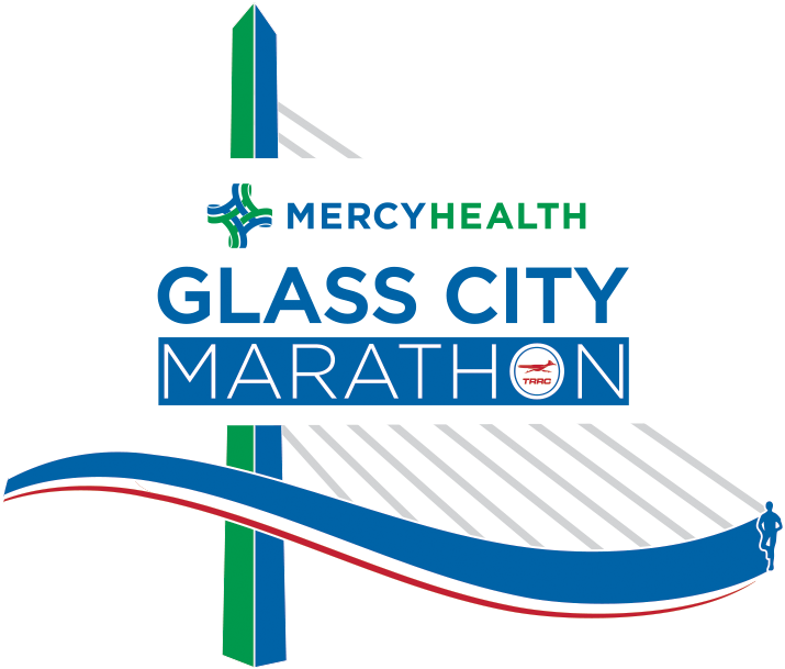 Where Is The Glass City - Glass City Marathon Logo (750x669), Png Download