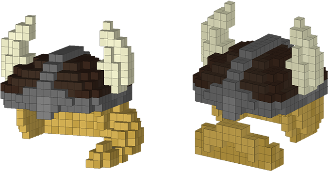 Female And Male Helmets - Brickwork (800x402), Png Download