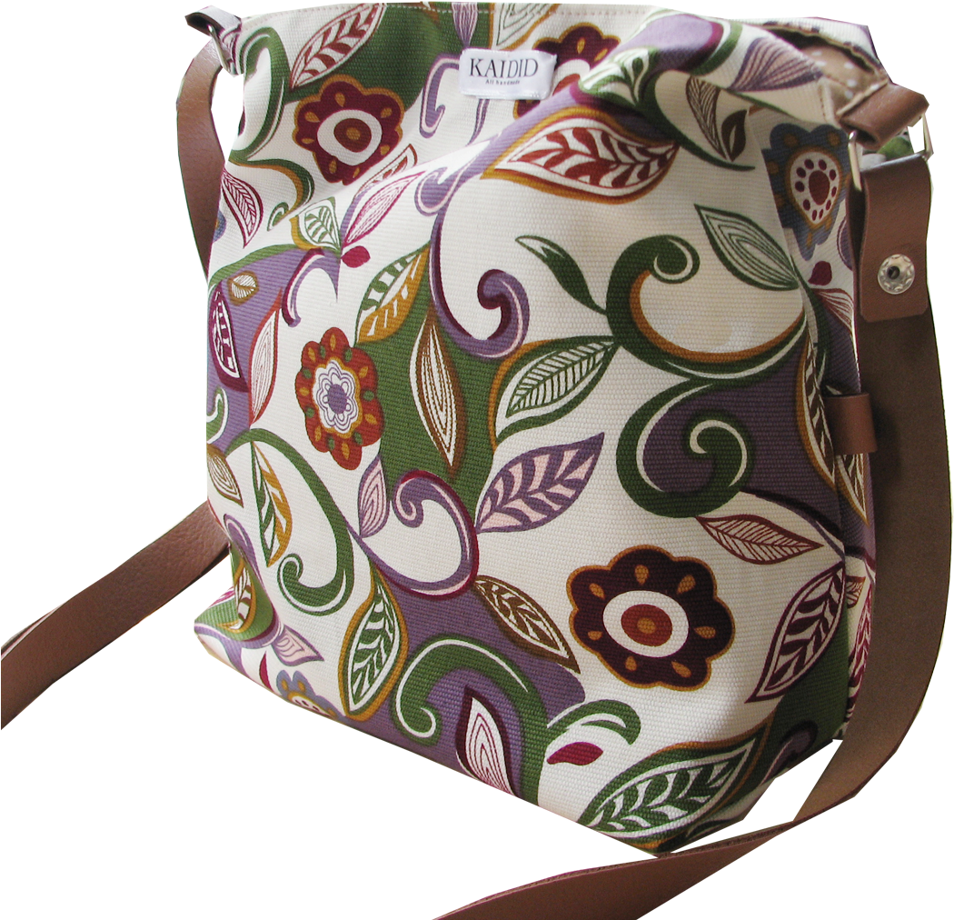 Kaidid Fern Leaf Cross Body Bag - Shoulder Bag (1100x1100), Png Download