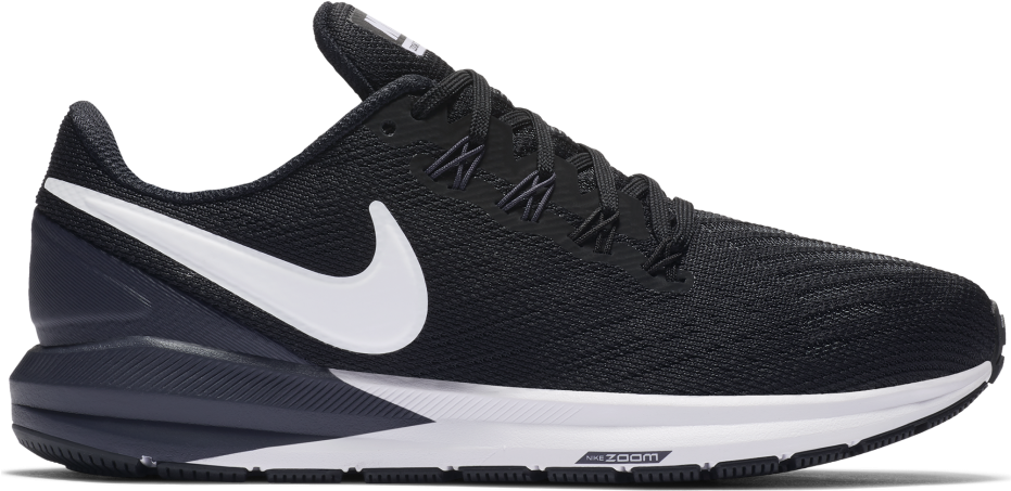 Right Side Of Black/white Nike Air Zoom Structure 22 - Nike Zoom Structure 22 (930x930), Png Download