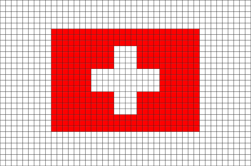 Flag Of Switzerland Pixel Art From Brikbook - Russian Flag Pixel Art (880x581), Png Download