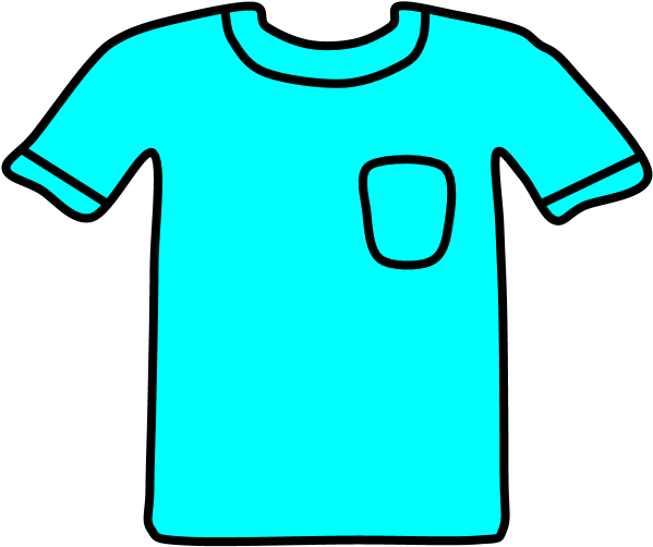 T-shirt, Pocket, Bright Blue, Png (816x1056), Png Download