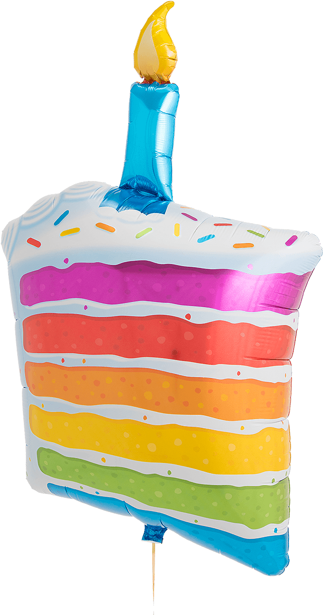 Rainbow Cake - Birthday Cake (1400x1400), Png Download