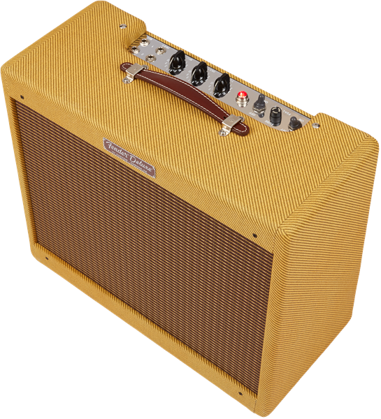 Fender '57 Custom Deluxe Tweed 6v6 Tube Guitar Amplifier - Fender 57 Custom Deluxe 12w (545x600), Png Download