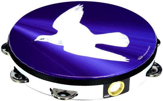 Praise Tambourine Image - Pandero Remo Paloma 10 (600x600), Png Download