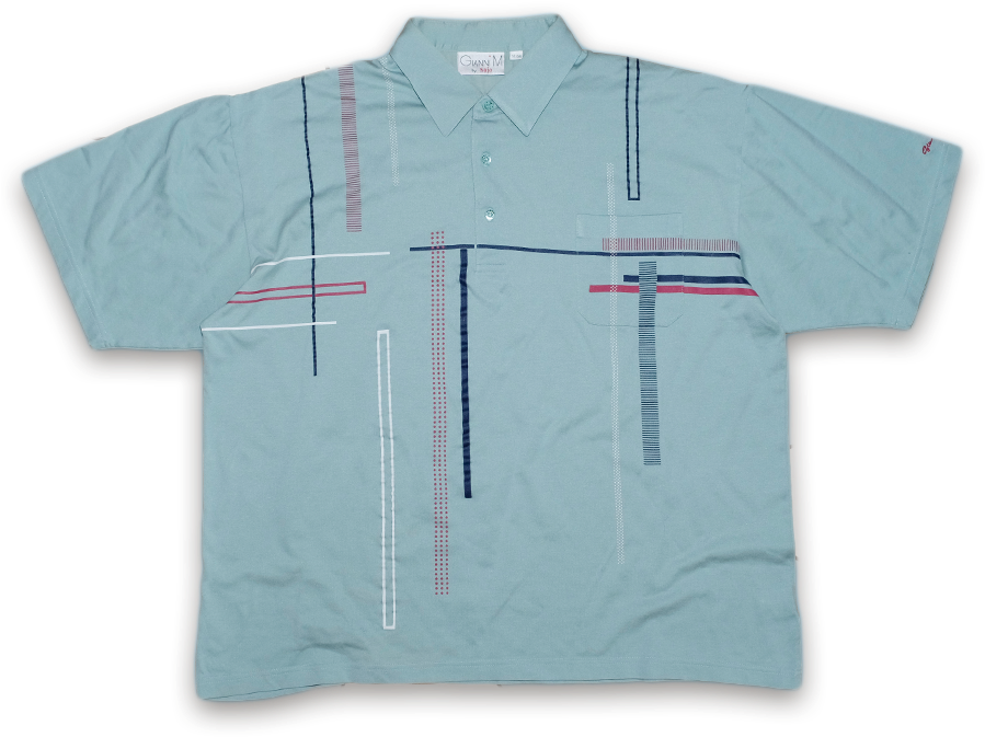 Vintage Polo Shirt Turquoise - Active Shirt (900x900), Png Download