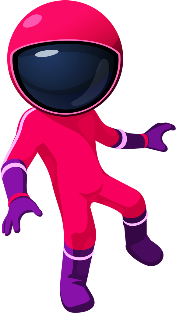 Space - Astronauta Dibujo .png (605x1024), Png Download