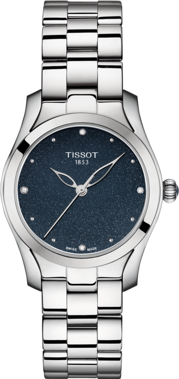 Tissot T Wave Blue (555x840), Png Download