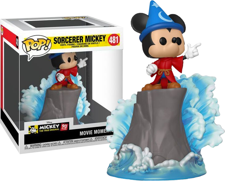 Image - Funko Pop Sorcerer Mickey Movie Moment (725x591), Png Download