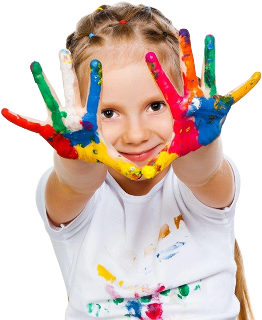 Color-girl - Individual Child (536x643), Png Download