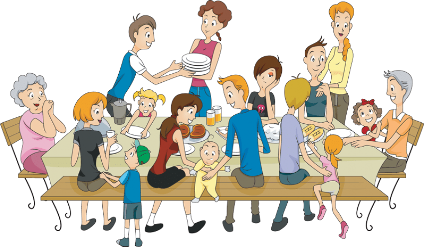 Free Png Download Family Reunion Png Images Background - Family Reunion Clip Art (850x495), Png Download
