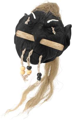 Dark Elf Shrunken Head - "dark Elf Shrunken Head" (415x415), Png Download