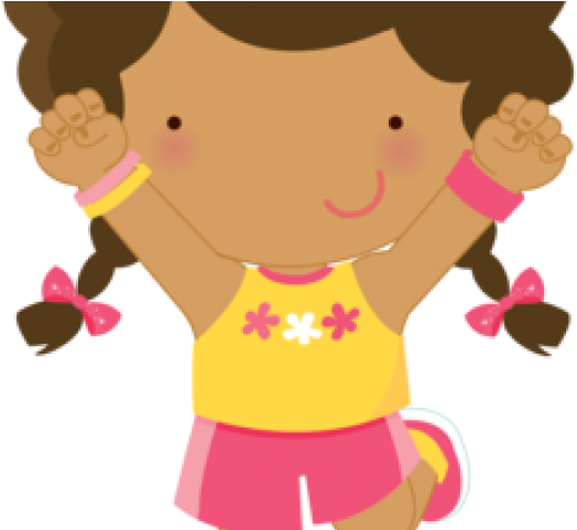 Running Clipart Girl - Child Running Clipart Png (640x480), Png Download