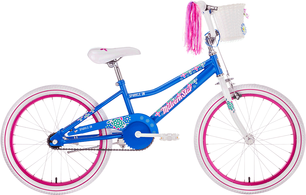 2546332095sparkle 20 Met Blu - 2018 Girls 18 Bike (1100x733), Png Download