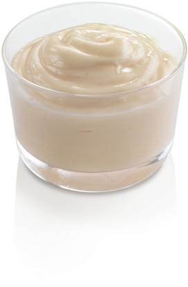 Garlic Mayo - Buttercream (444x507), Png Download