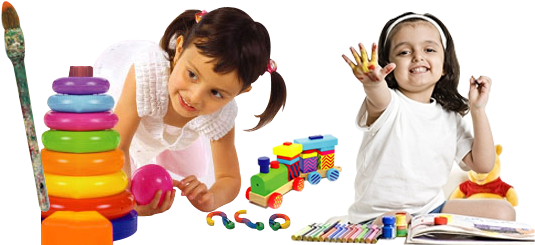 Kids Daycare In Sharjah,kids Nursery Uae,kids Nursery - Play Way Method Of Teaching (544x281), Png Download