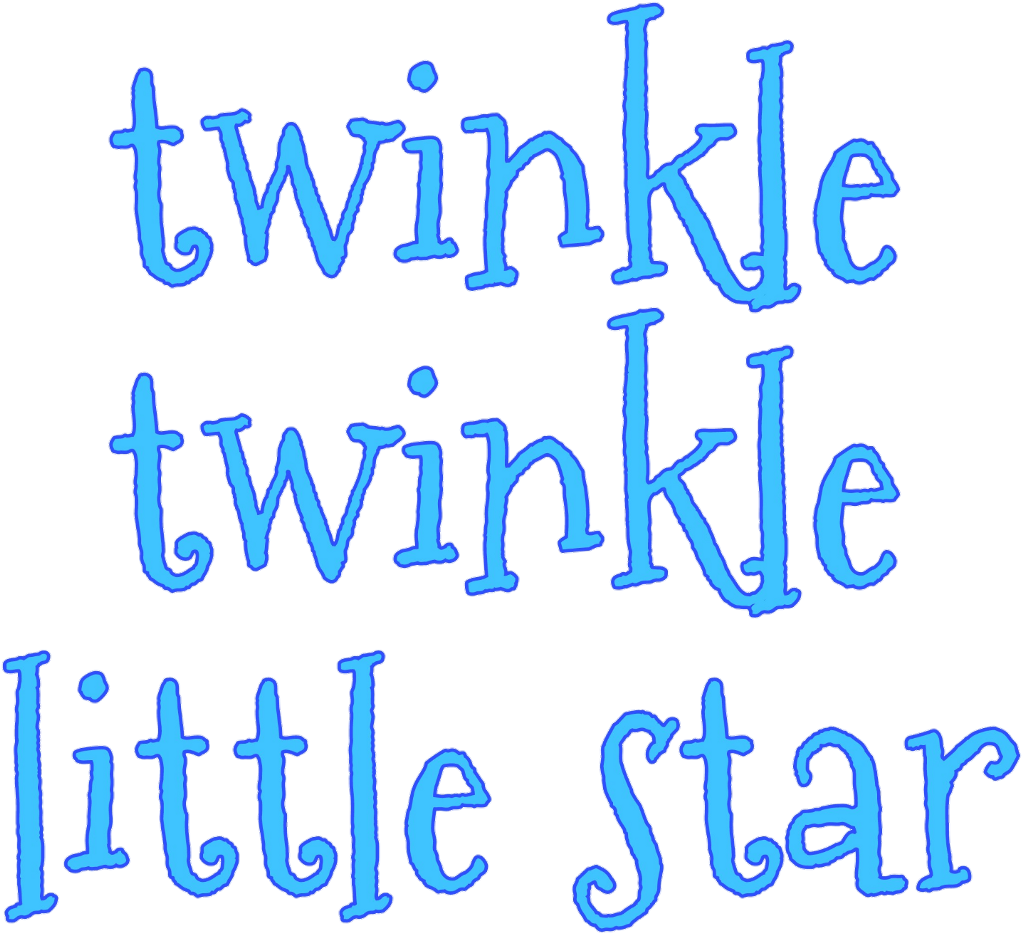 Twinkle Star Words Fonts Christmas Stickerblue - Ballerinas Don't Get Pickles By Connie Hines 9781618620859 (1077x1024), Png Download