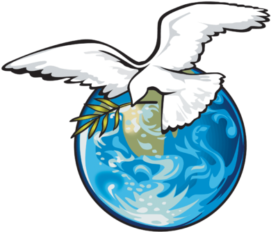 Image Peace Dove Dove Clip Christart Cliparts - God's Lessons To The People On Earth (400x342), Png Download