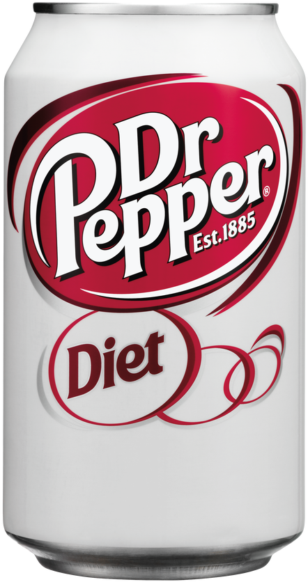 Diet Dr Pepper, 12 Fl Oz Cans, 6 Pack (498x887), Png Download