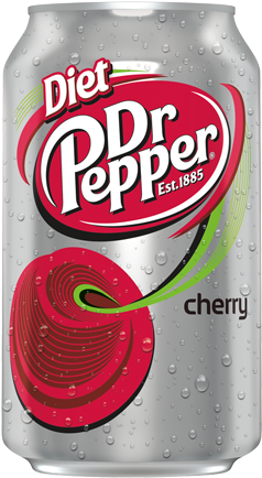 Diet Dr Pepper Cherry - Dr Pepper (250x500), Png Download