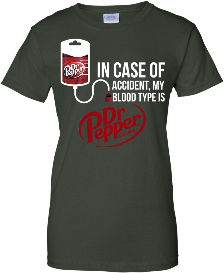In Case Of Accident My Blood Type Is Dr Pepper T Shirt, - Wwe More Than Pink (1155x1155), Png Download