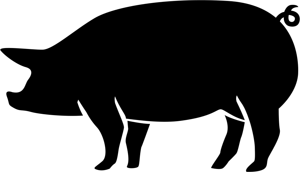 Download Download Hd Pig Svg Png Icon Free Download Pig Png Black Transparent Png Image Nicepng Com