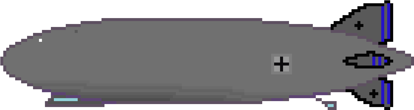 German Empire Zeppelin - Rifle (1580x570), Png Download