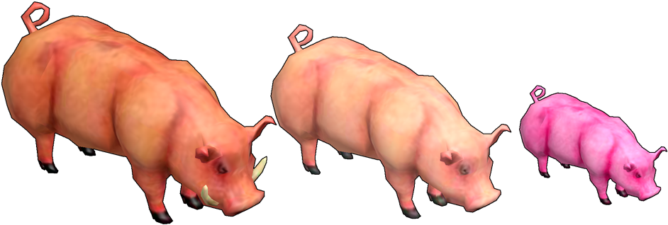 Hafen-pig - Pig (945x357), Png Download