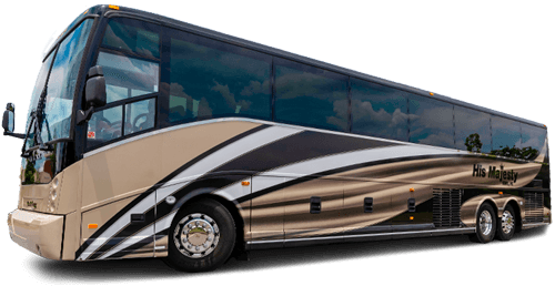 Charter Buses And Tour Bus Rentals - Tour Bus Rental (500x258), Png Download