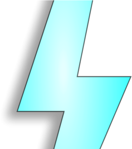 Lightening Bolt Clipart - Display Device (640x480), Png Download