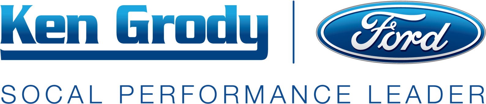Ken Grody Ford Buena Park - Ken Grody Ford Logo (1600x367), Png Download