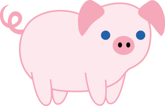 Pig (550x353), Png Download