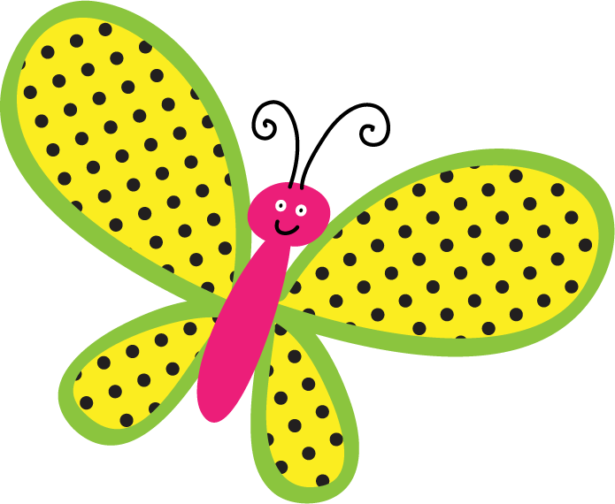 Clipart Girl Butterfly - Butterfly Clipart Png (695x570), Png Download