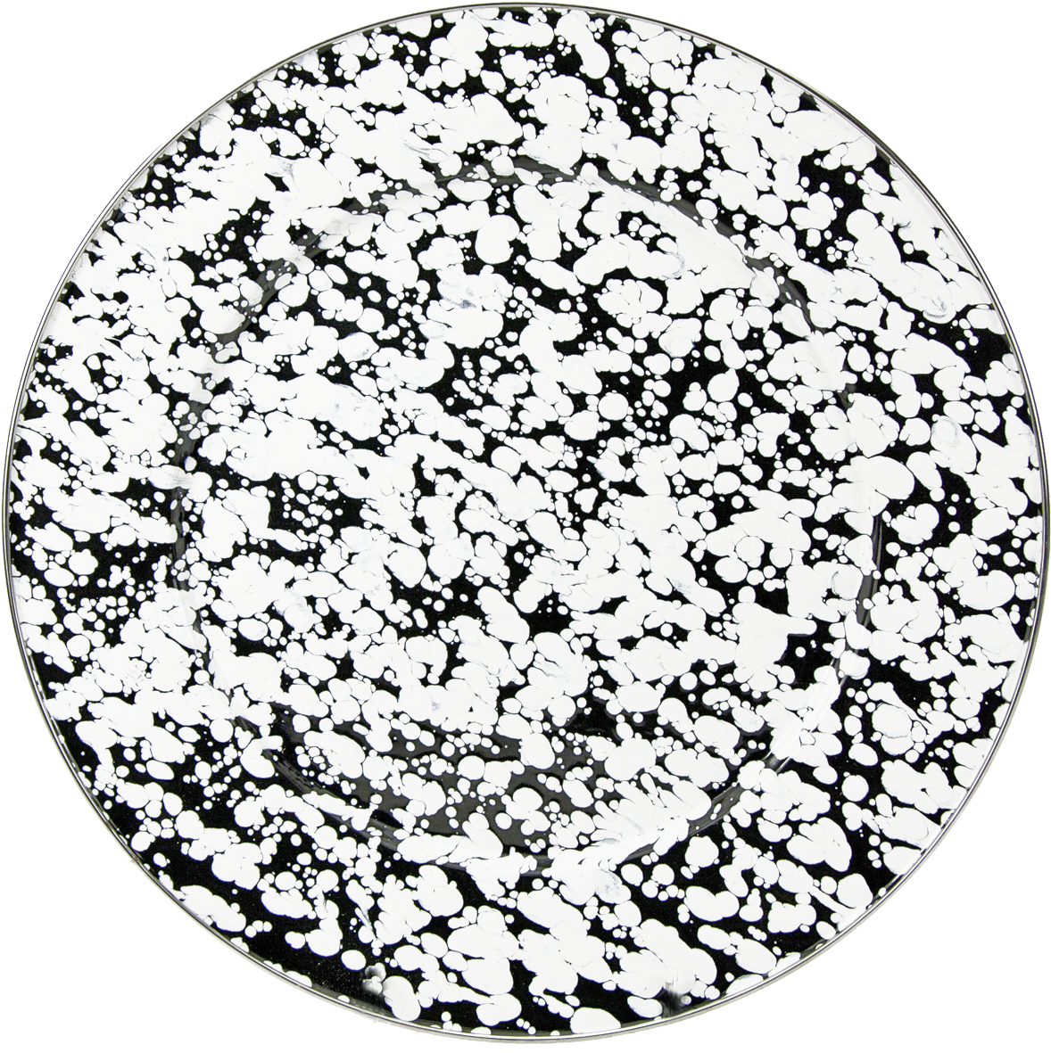 Bl26 Black Swirl Charger Plate (1200x1200), Png Download