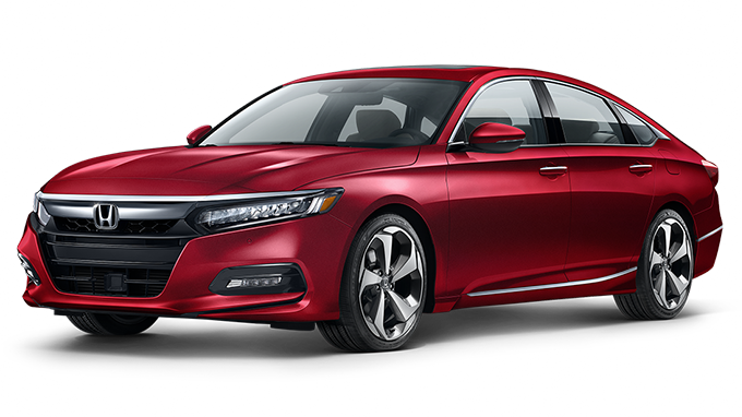 2018 Honda Accord Touring - New Honda Accord Red (680x382), Png Download
