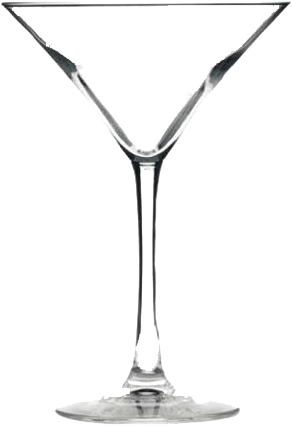 White Wine Glass Transparent Background - Cocktail Glass Transparent Background (348x454), Png Download