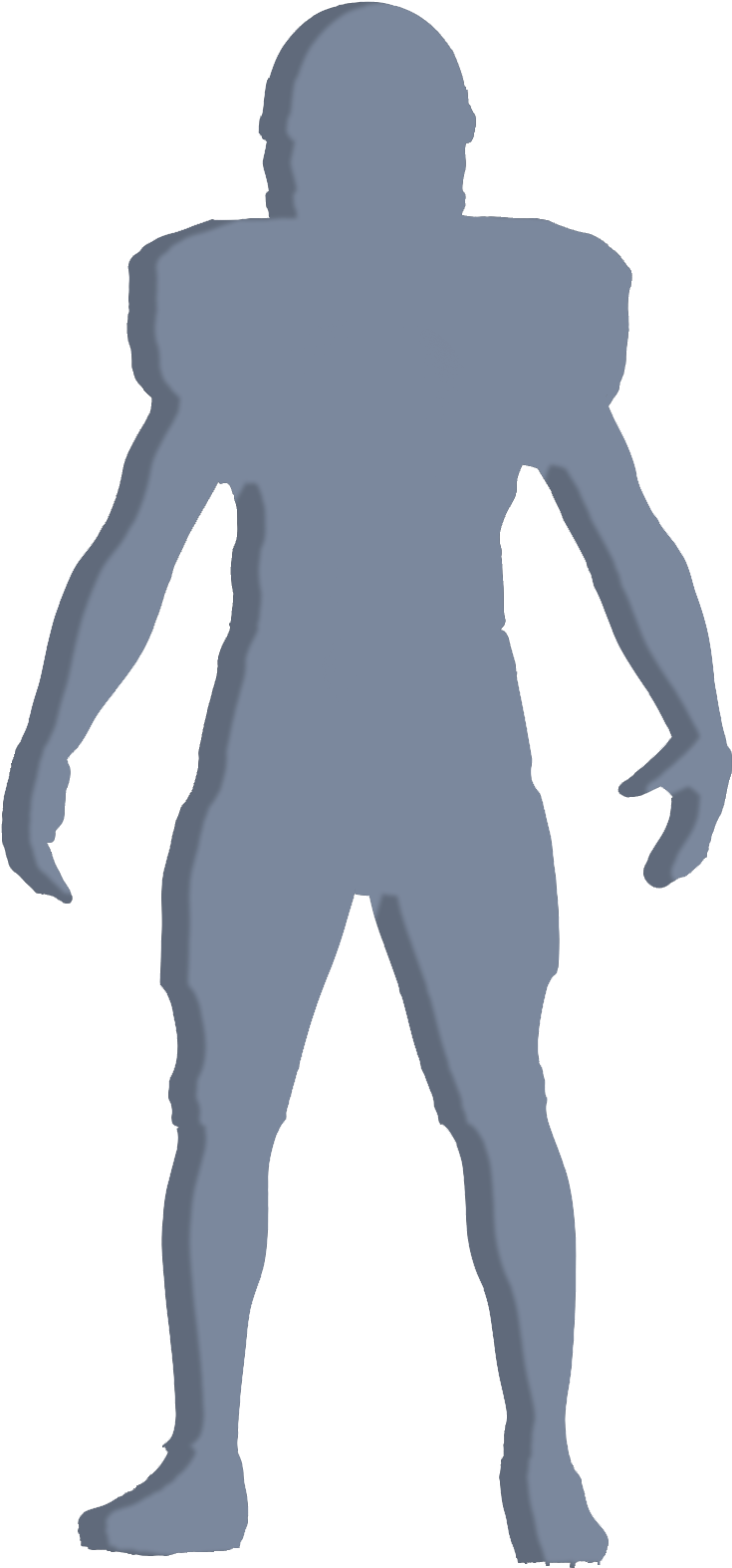 Captain America Football Uniform (820x1622), Png Download