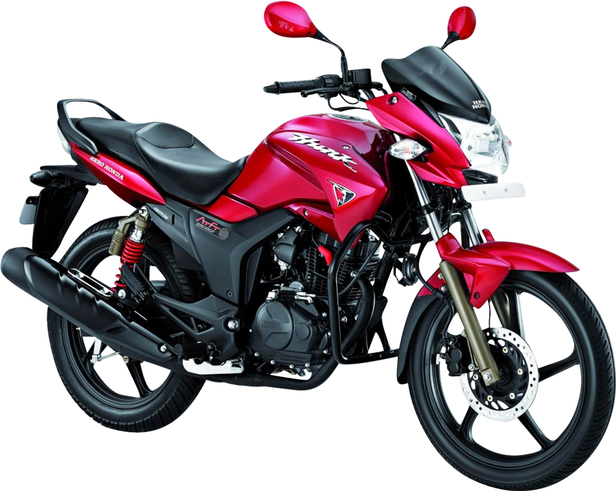 Hero Honda Hunk Motorcycle Bike Png Image - Hero Honda Hunk 2011 (500x397), Png Download