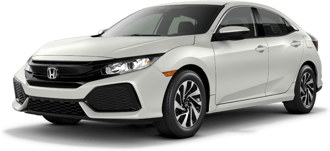 2018 Honda Civic Hatchback Lx - Volkswagen Passat White Png (680x380), Png Download