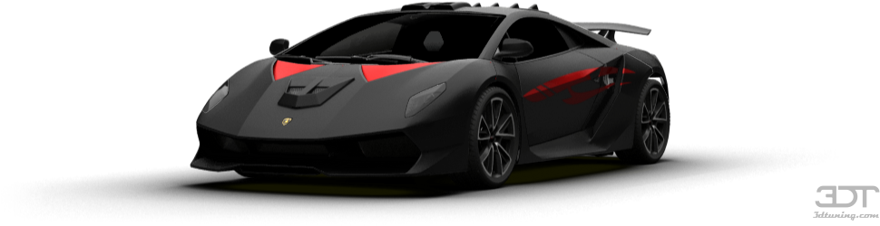 Lamborghini Zentorno Clip Black And White Library - 3d Tuning (1004x373), Png Download