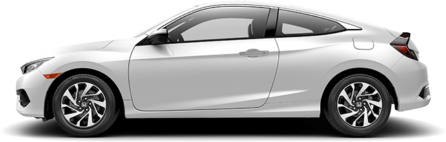 2018 Honda Civic Coupe Lx - Honda Civic 2017 Trims (680x380), Png Download