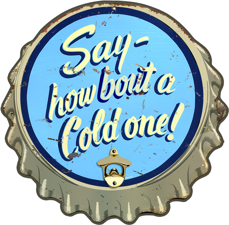Download These Vintage Art Replicas Of Bottle Caps Feature A - Vintage