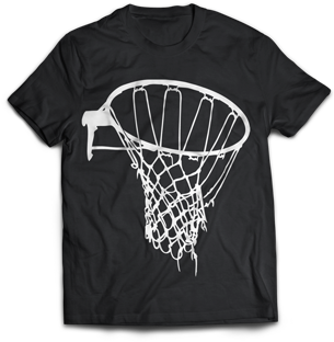 Basketball Rim Net - T-shirt (350x350), Png Download