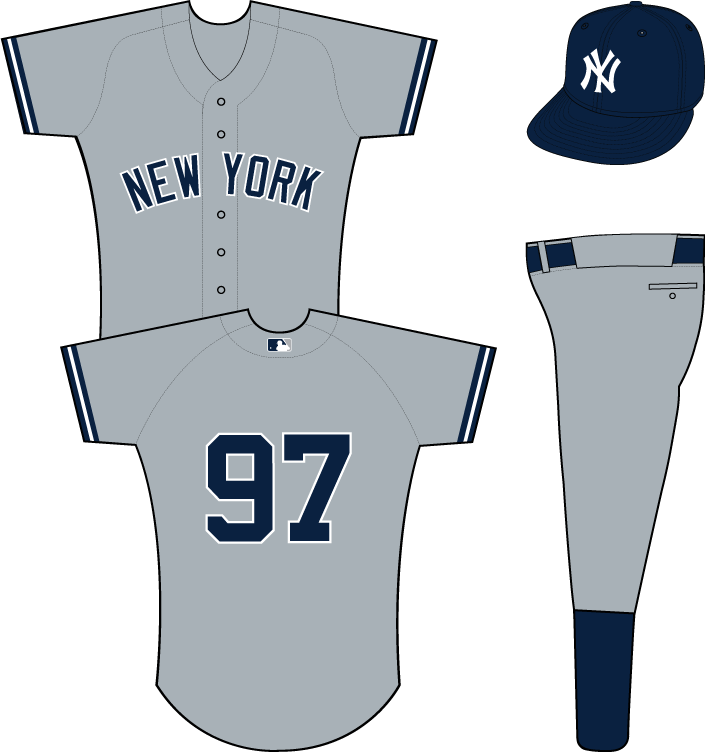 New York Yankees - Montreal Expos Away Jersey (705x752), Png Download