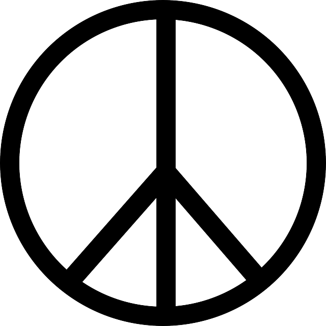 Peace Symbol Png File - Peace Sign (640x640), Png Download
