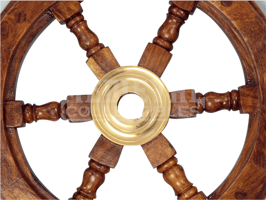 Item - Vintage Ship Wheel (850x850), Png Download
