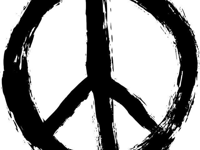 Peace Symbol Png Transparent Images - Transparent Peace Symbol (640x480), Png Download