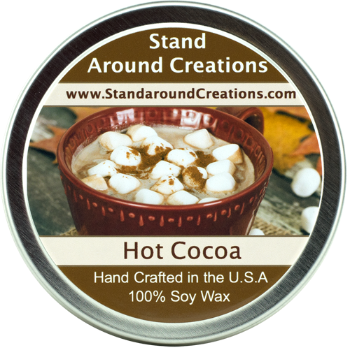 Hot Cocoa Tin 6-oz - Stand Around Creations Hot Cocoa Tin 6-oz. (500x501), Png Download
