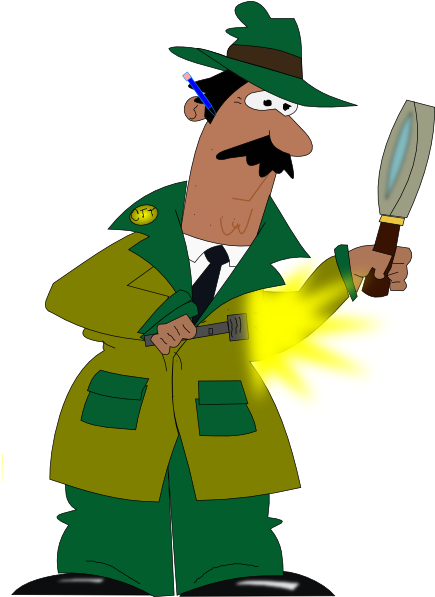 Detective Clip Art At Clker - Detective Clip Art Transparent (600x596), Png Download